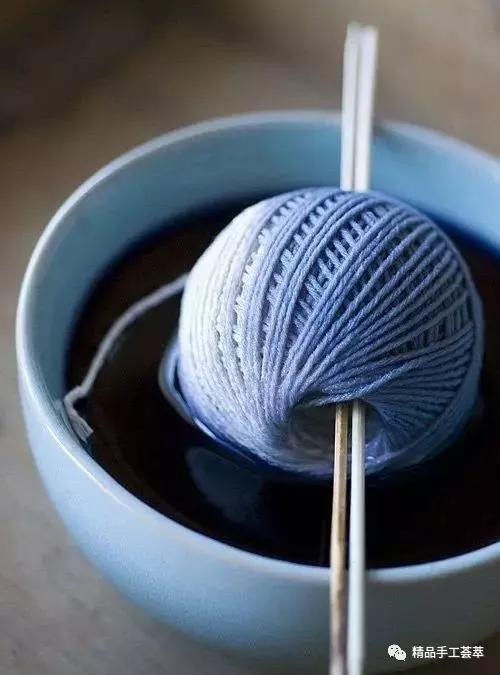 有趣的染色方法,毛线是怎么染的