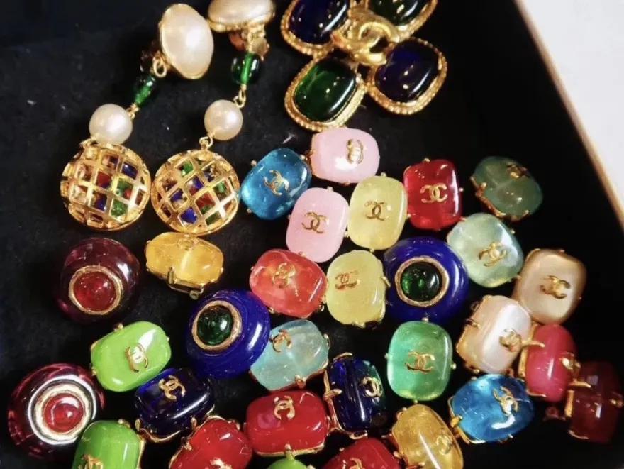 香奈儿chanel中古vintage首饰,珠宝首饰香奈儿款