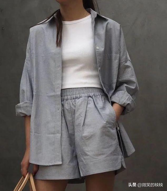 夏天穿一件长袖衬衫,夏天适合的长袖衬衫