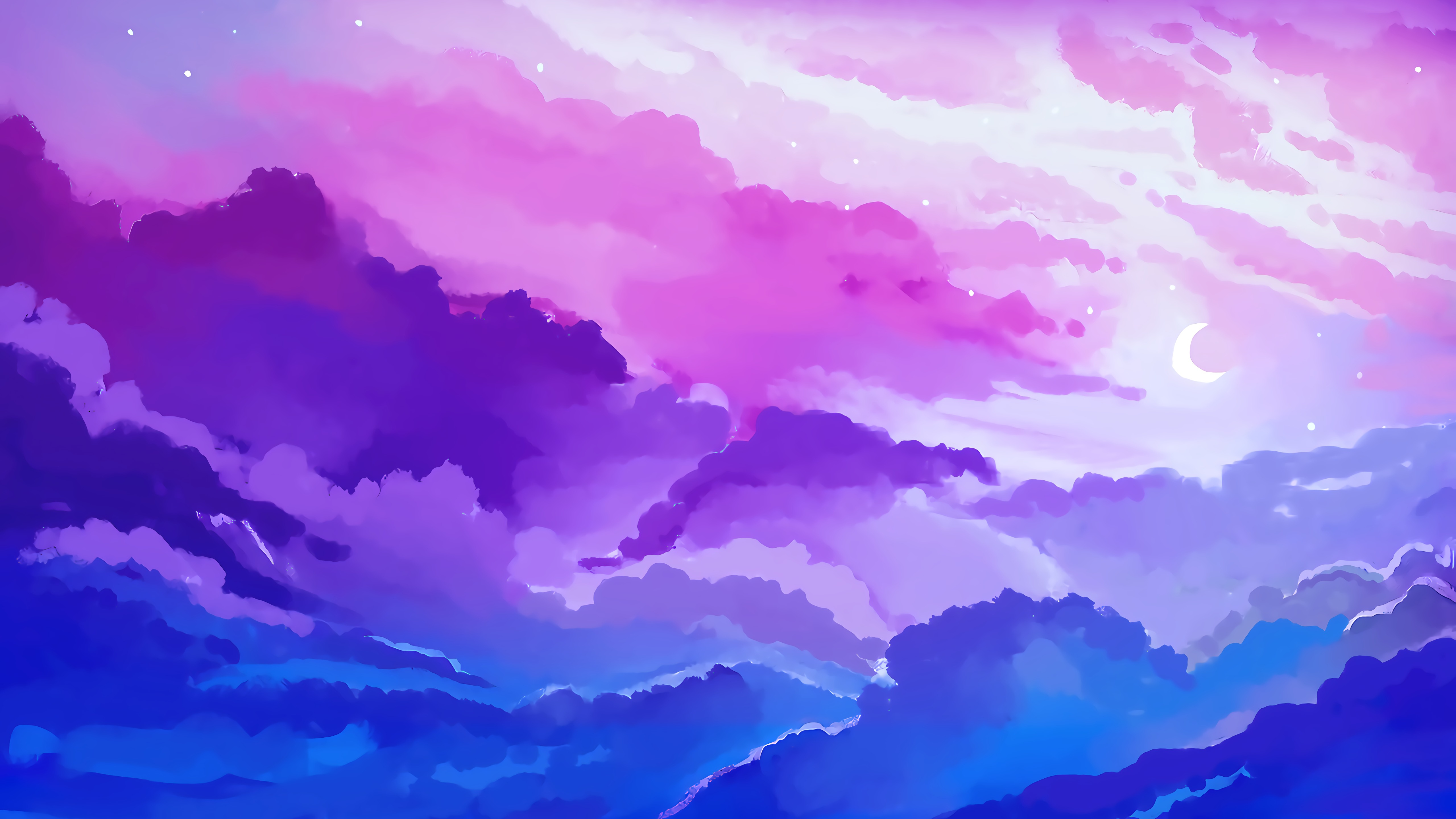 色彩斑斓的壁纸,韩国唯美手绘插画高清壁纸