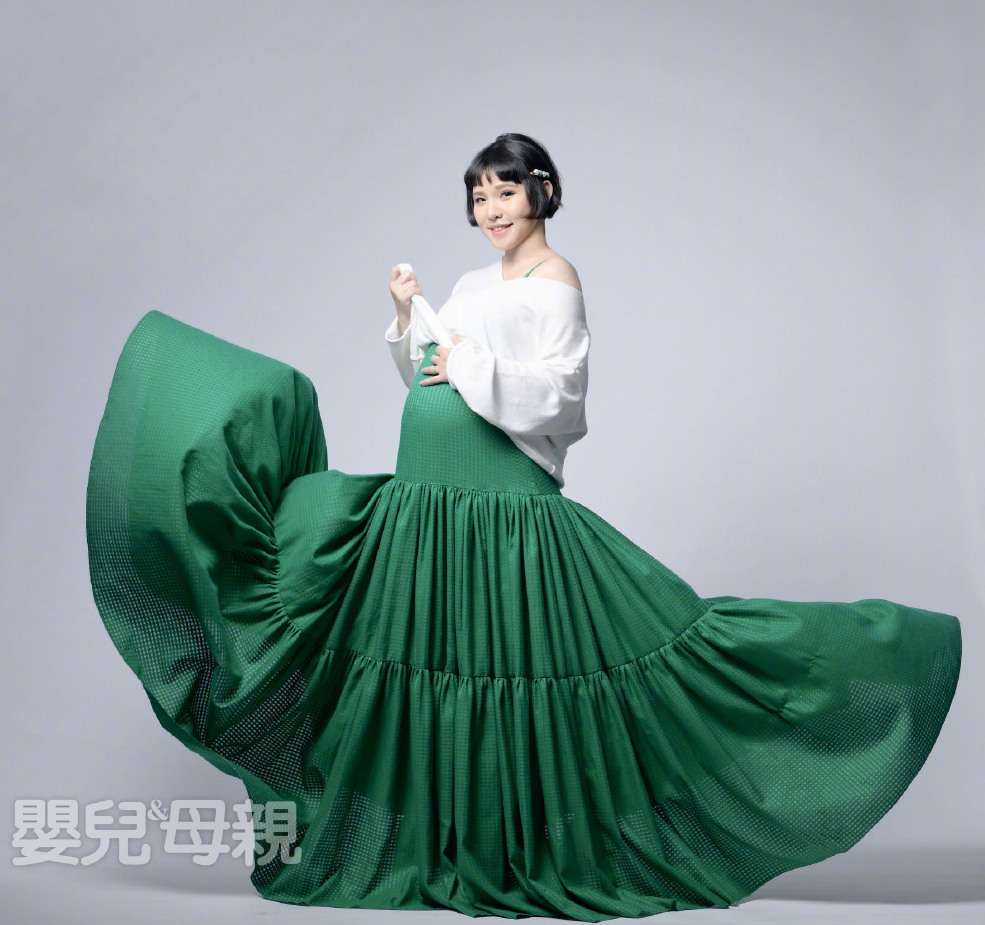 谢依霖二胎产后的照片,谢依霖产前产后