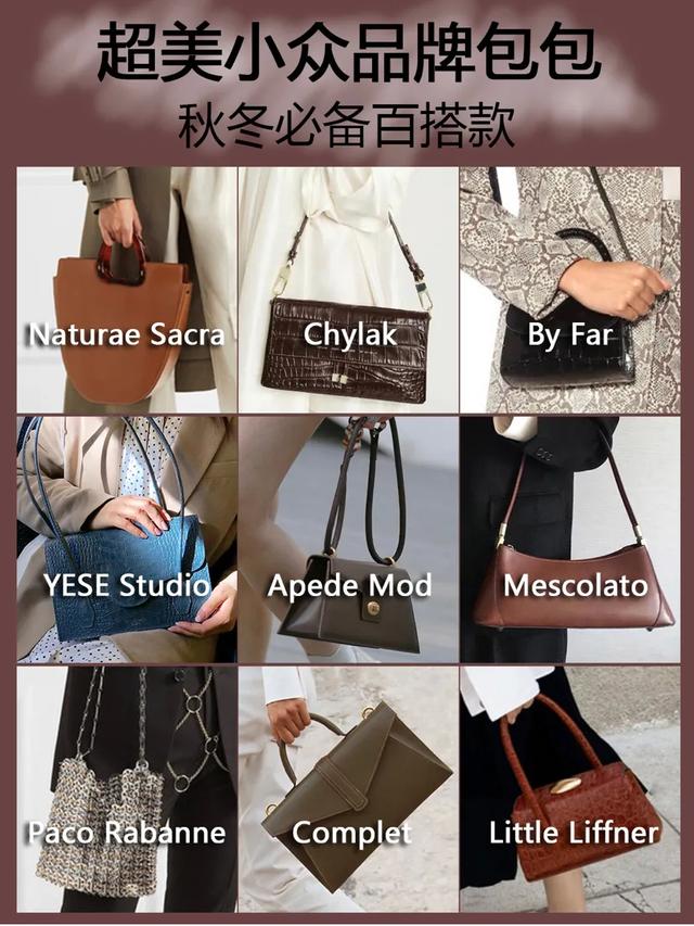 千元小众包包，秋冬必备百搭款，拥有它们你就是街上最靓的仔