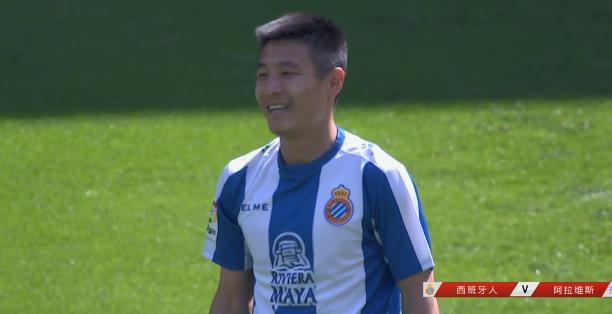 武磊的表现令对手称赞,武磊出场让皮克难受视频