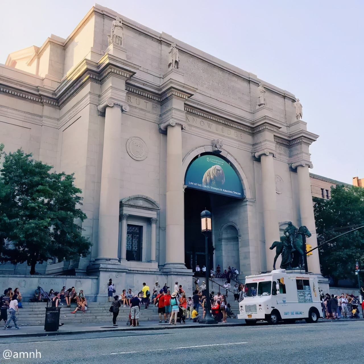美国纽约的曼哈顿,纽约曼哈顿岛全景