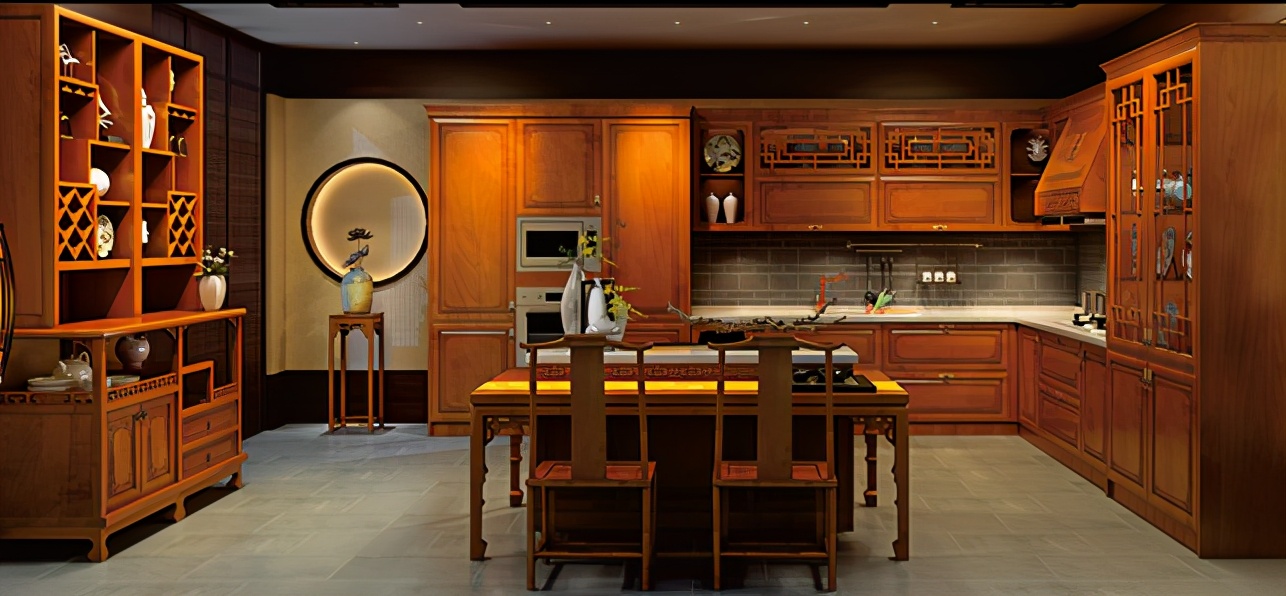 柏厨新中式风格,柏厨新中式橱柜