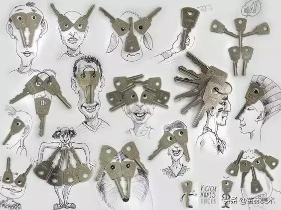 100种插画创意方法,好看的小插画铅笔