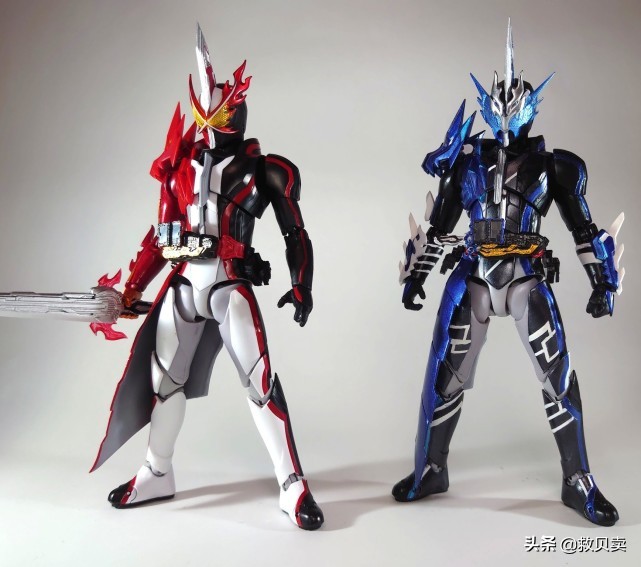 假面骑士圣刃魔改手办,假面骑士克罗兹手办改造