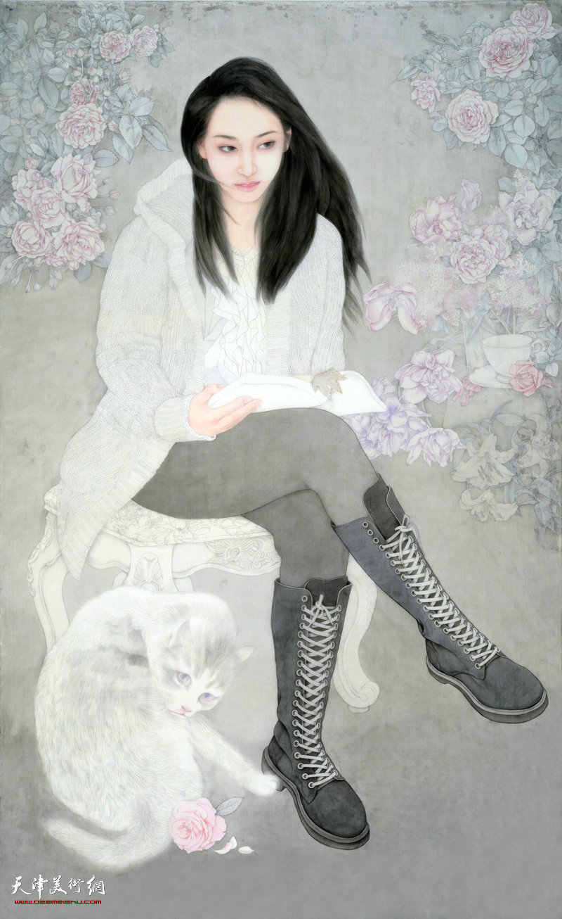 第五届中国当代工笔画大展,工笔人物画展