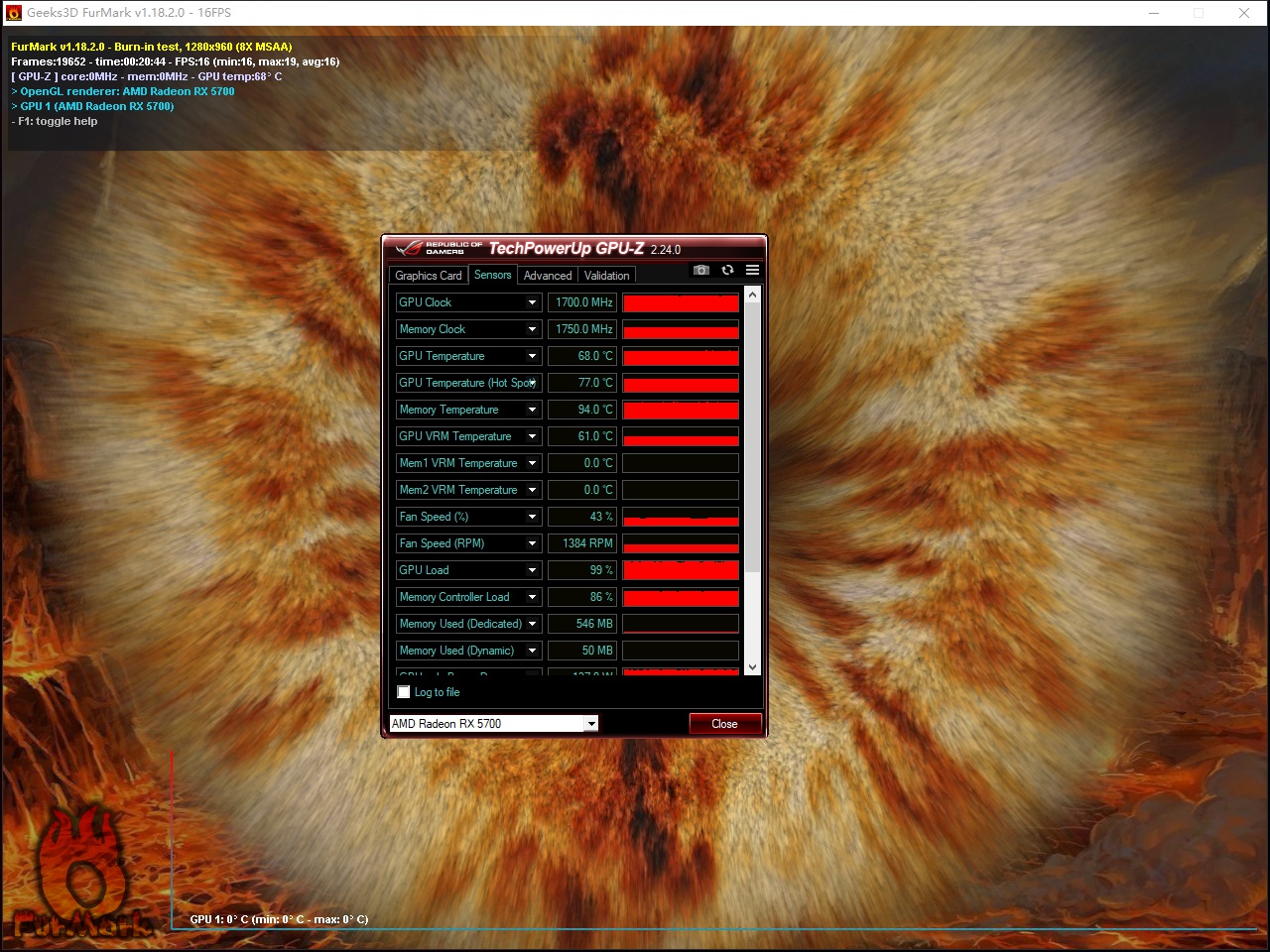 蓝宝石5700超白金版oc测评,蓝宝石rx5700白金版oc评测