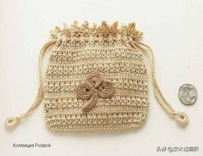 多款漂亮时尚的爱尔兰蕾丝钩花配饰手拿包包，附图解