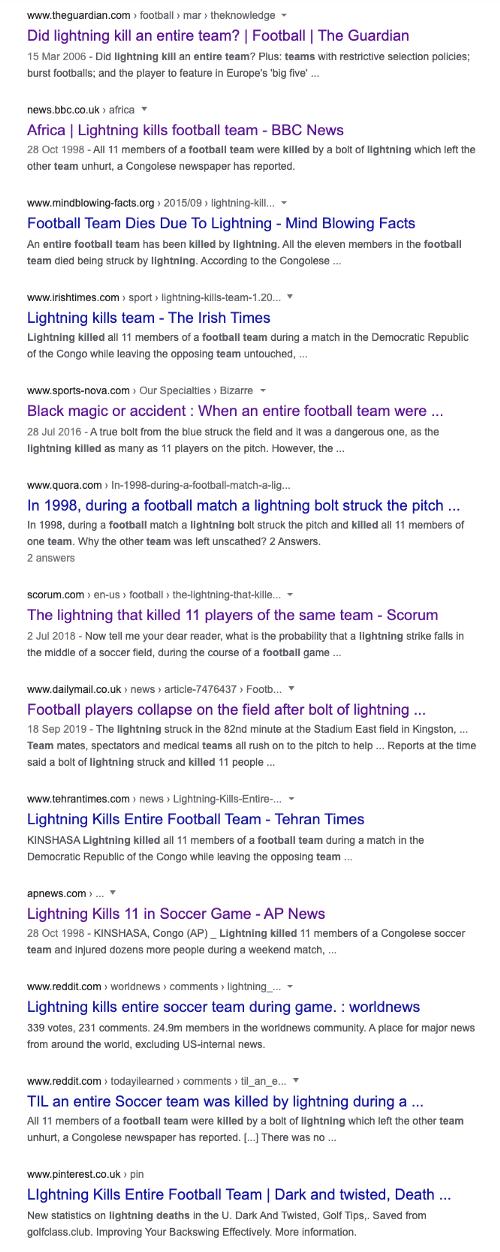 1998年刚果足球雷击视频,1998刚果球赛视频