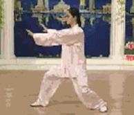 24式太极拳背向带口令慢动作教学,邱慧芳24式太极拳教学视频完整版