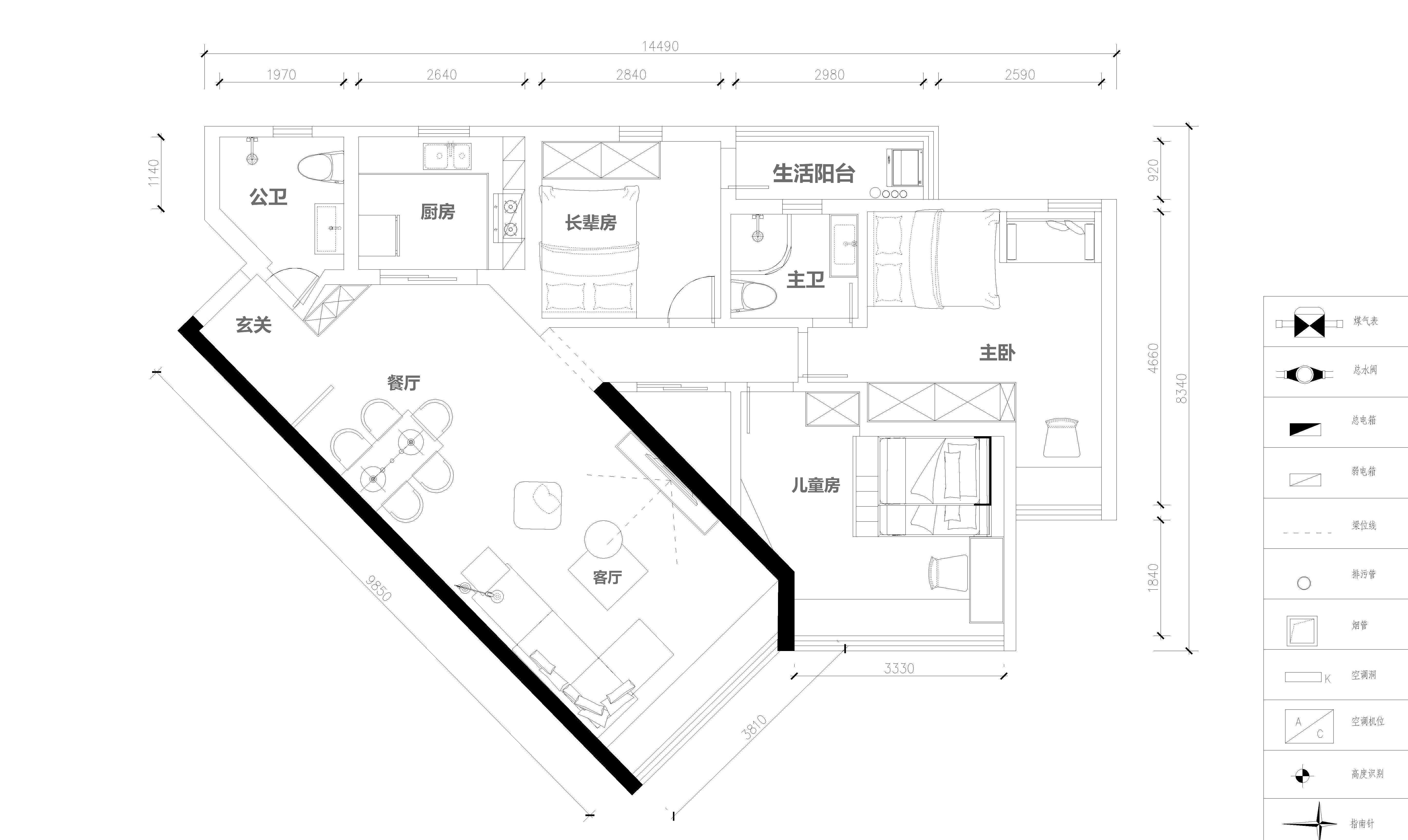90平二手房翻新效果图大全,120平米三室两厅老房翻新预算3万