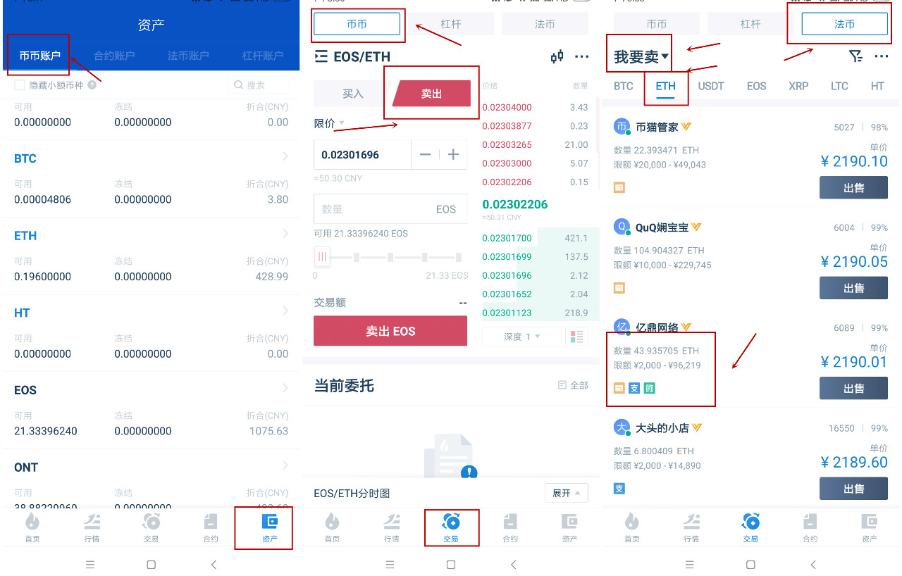 简单三步，快速学会买*比卖**特币、以太坊等