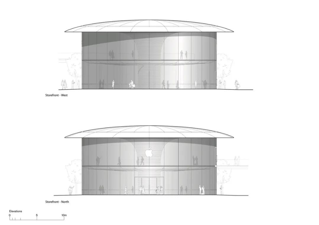 曼谷新苹果零售店 (曼谷苹果全景玻璃店)