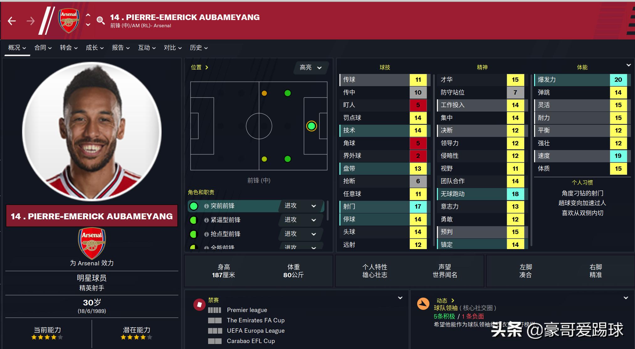 2019-2020阿森纳阵容,英超争四狂魔