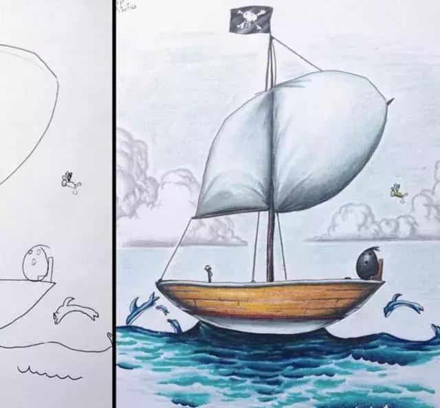 老爸爆改女儿的灵魂涂鸦,登上TED,创造出最有爱的艺术合作!