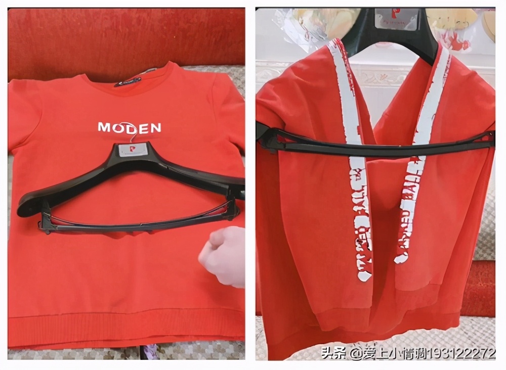 连帽卫衣晾衣方法,带帽卫衣衣架挂法