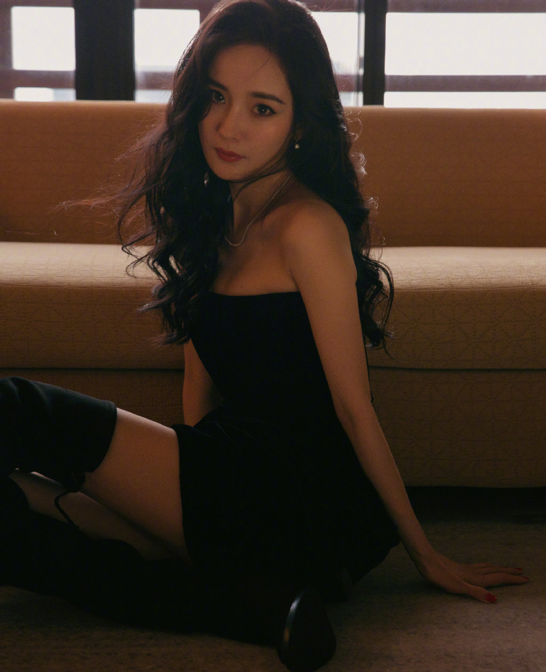 大额头的烦恼,杨幂光滑大脑门