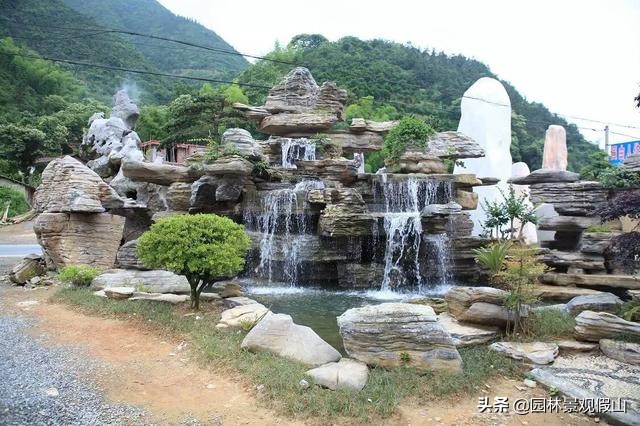 自己动手做墙壁假山流水景观,自己动手制作假山假石块