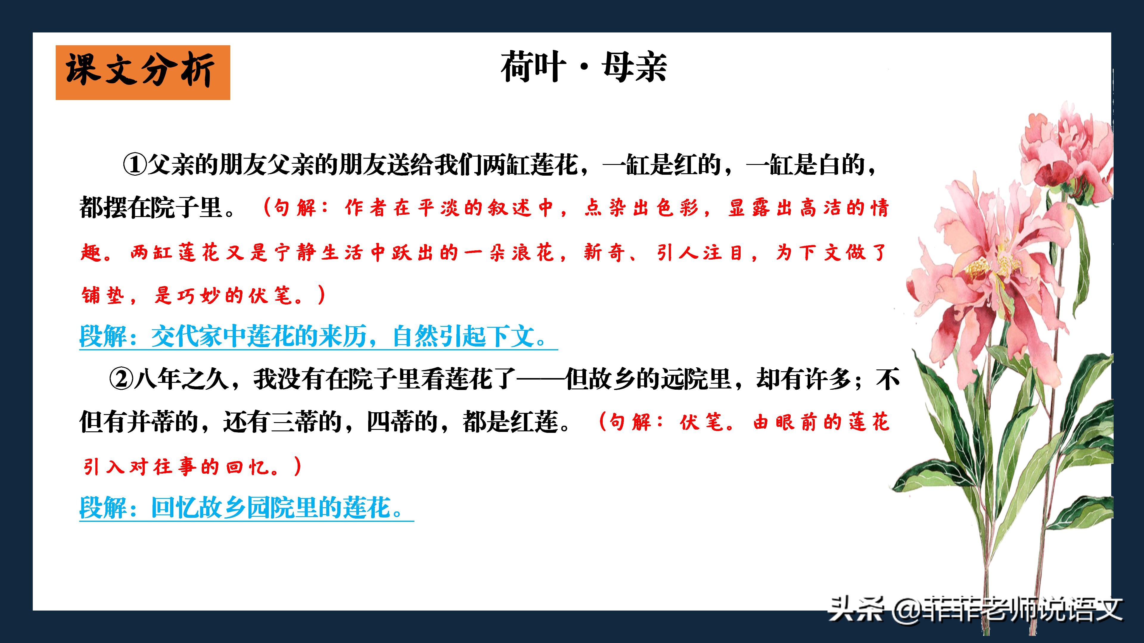 七年级上册第7课散文诗二首字词,七年级上册语文第7课笔记电子版