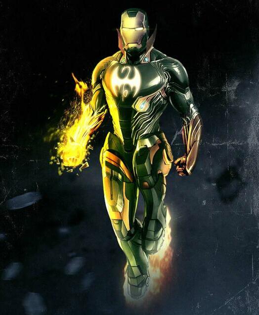 钢铁侠酷炫战甲,钢铁侠酷炫造型