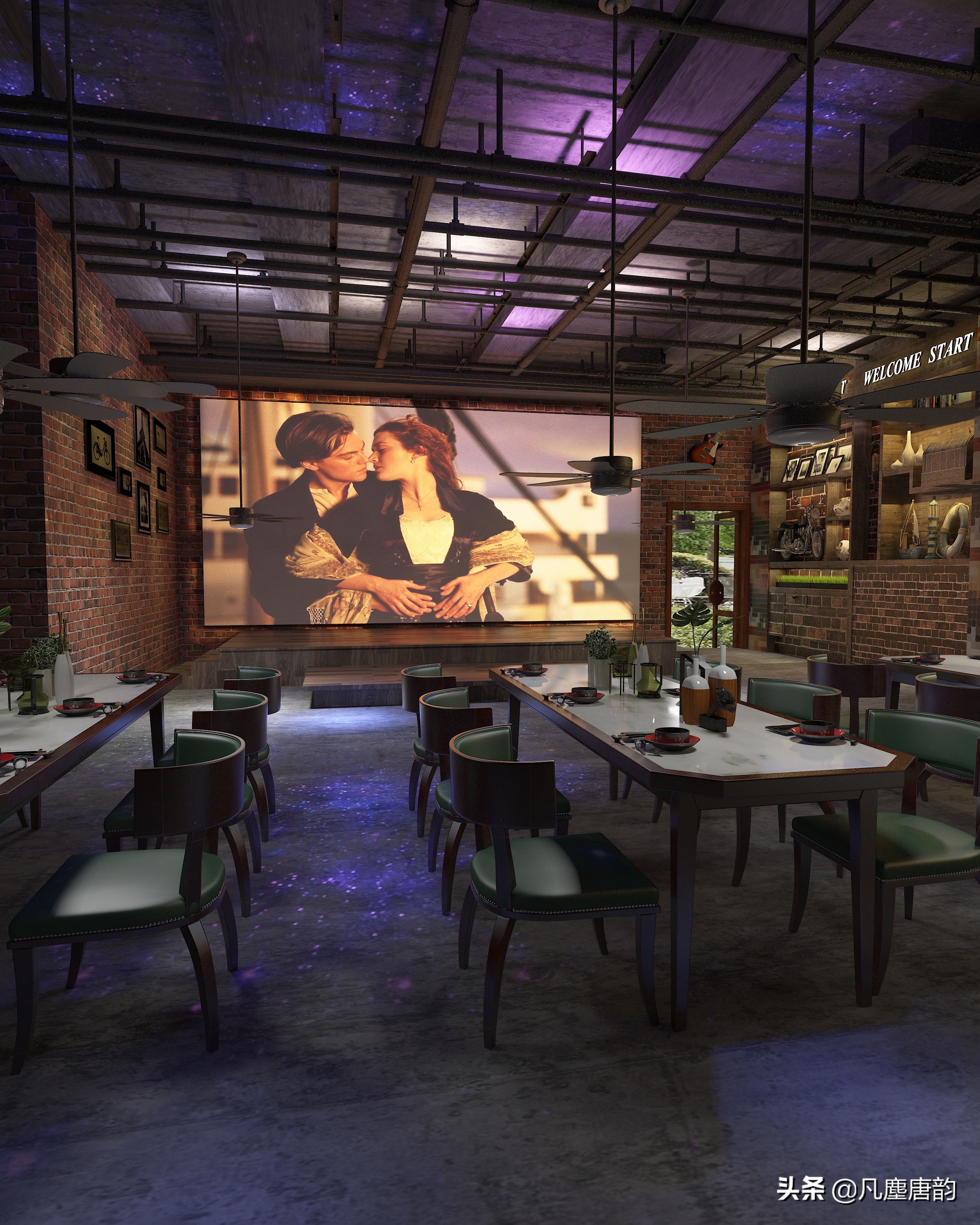 现代极简风格咖啡馆,工业风格咖啡厅设计之源