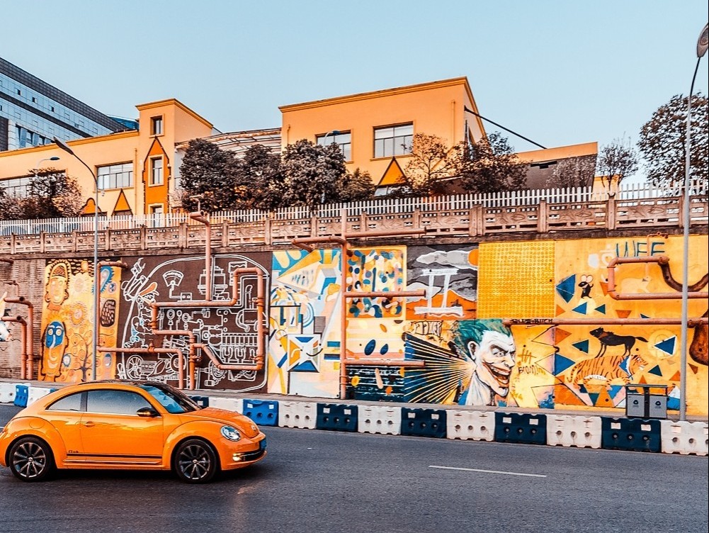 热腾腾麻辣火锅,8d魔幻山城重庆美食街