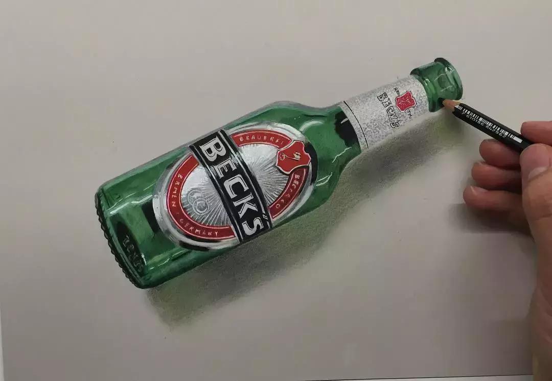 学渣购物小票画画,97年画画天才