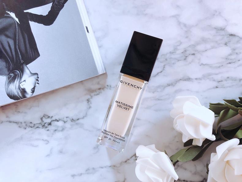 油皮亲测兰芝粉底液,纪梵希绒雾哑光粉底液01号