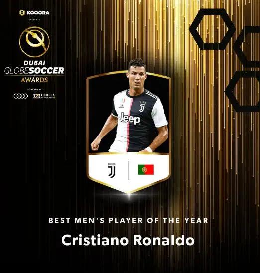 2023年环球足球奖c罗采访,c罗当选环球足球奖20年最佳球员