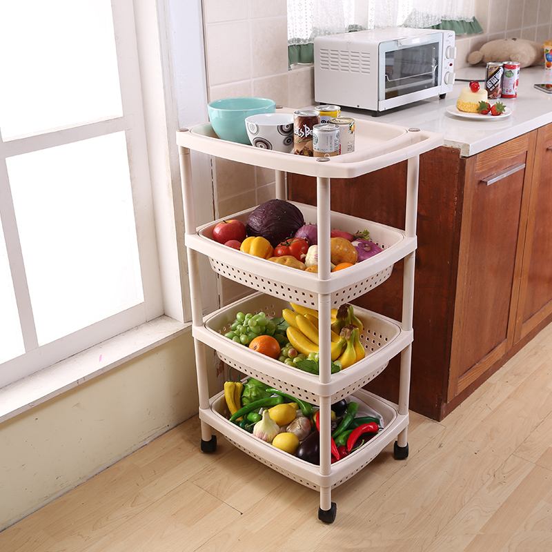 厨房又脏又乱,发现厨房置物架需要整理