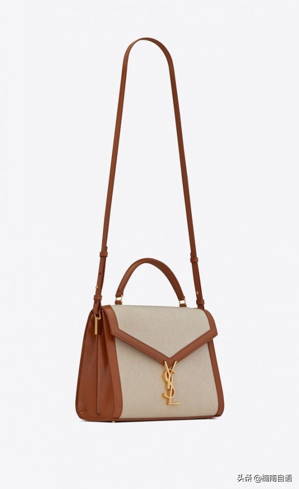 YSL圣罗兰推出限量版小麦啡色帆布手袋充满浓厚复古味道
