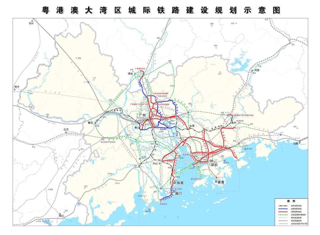 珠斗城际轨道交通,深珠通道改深珠城际