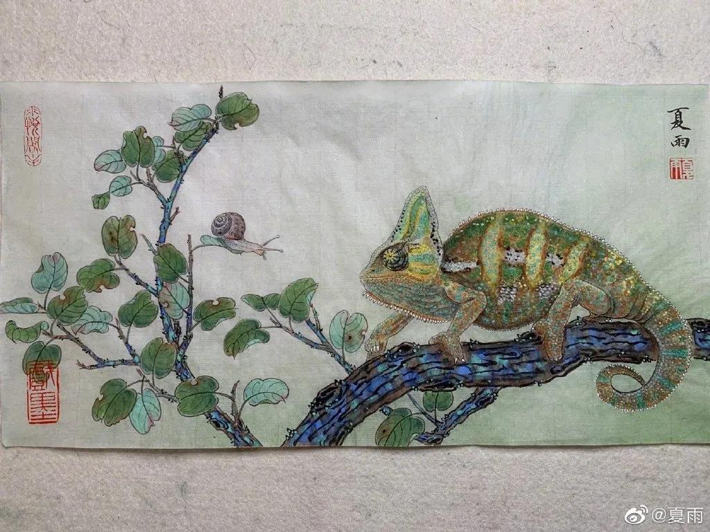 影帝夏雨书法真迹,演员夏雨晒书法作品