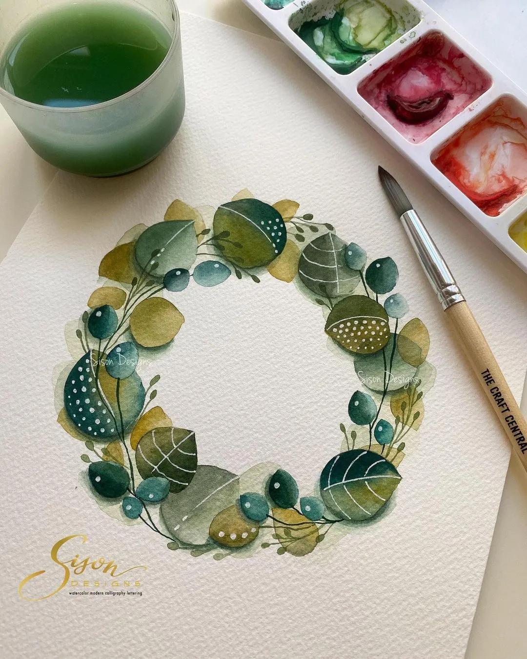 水彩手帐简单教程,水彩笔就能搞定的手账