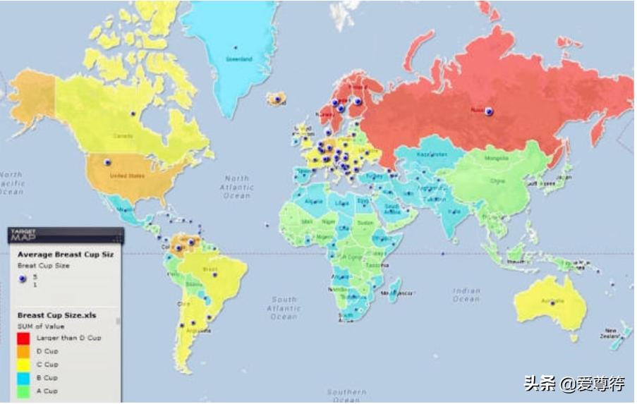 几张有趣的世界地图统计