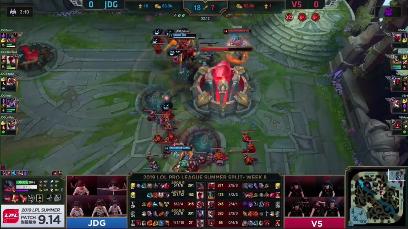 LPL：劫重临赛场，却被牙膏飞机暴*压打**3级！Imp出装解说直言过分