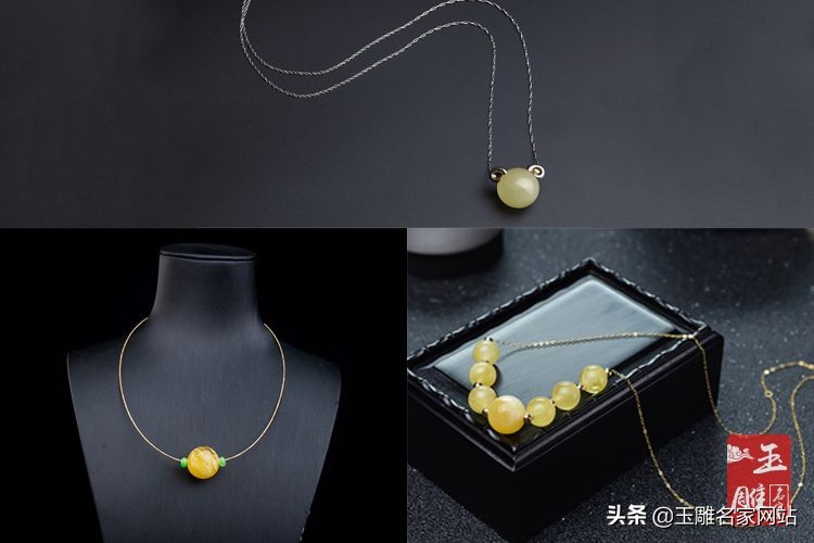 蜜蜡链子配蜜蜡锁骨链,天珠锁骨链和蜜蜡锁骨链哪个好看