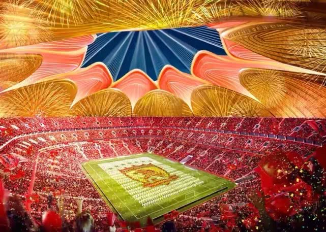 广州恒大荷花足球场视频,恒大新足球场荷花