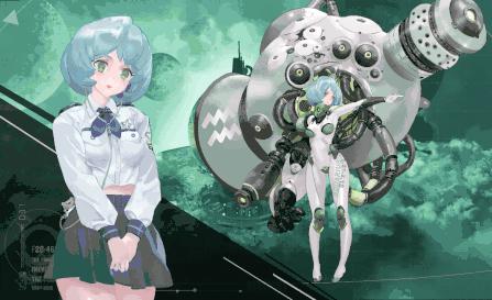 二次元新游再出神作,二次元萌妹机甲