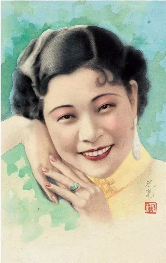 这位怪才靠画月份牌养活全家，电影皇后胡蝶都要给他做模特