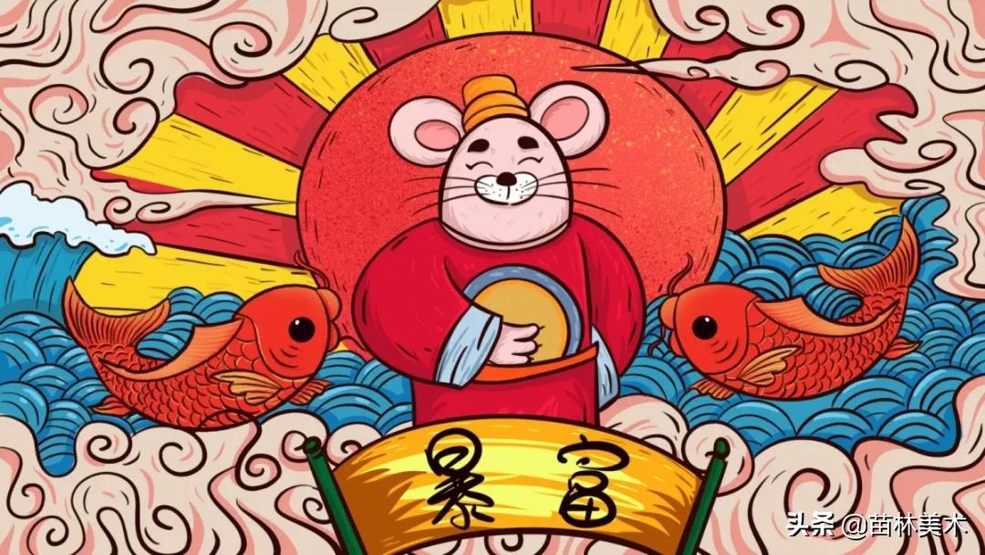 以春节为主题的儿童画简笔画,2022年元旦和春节主题儿童画素材