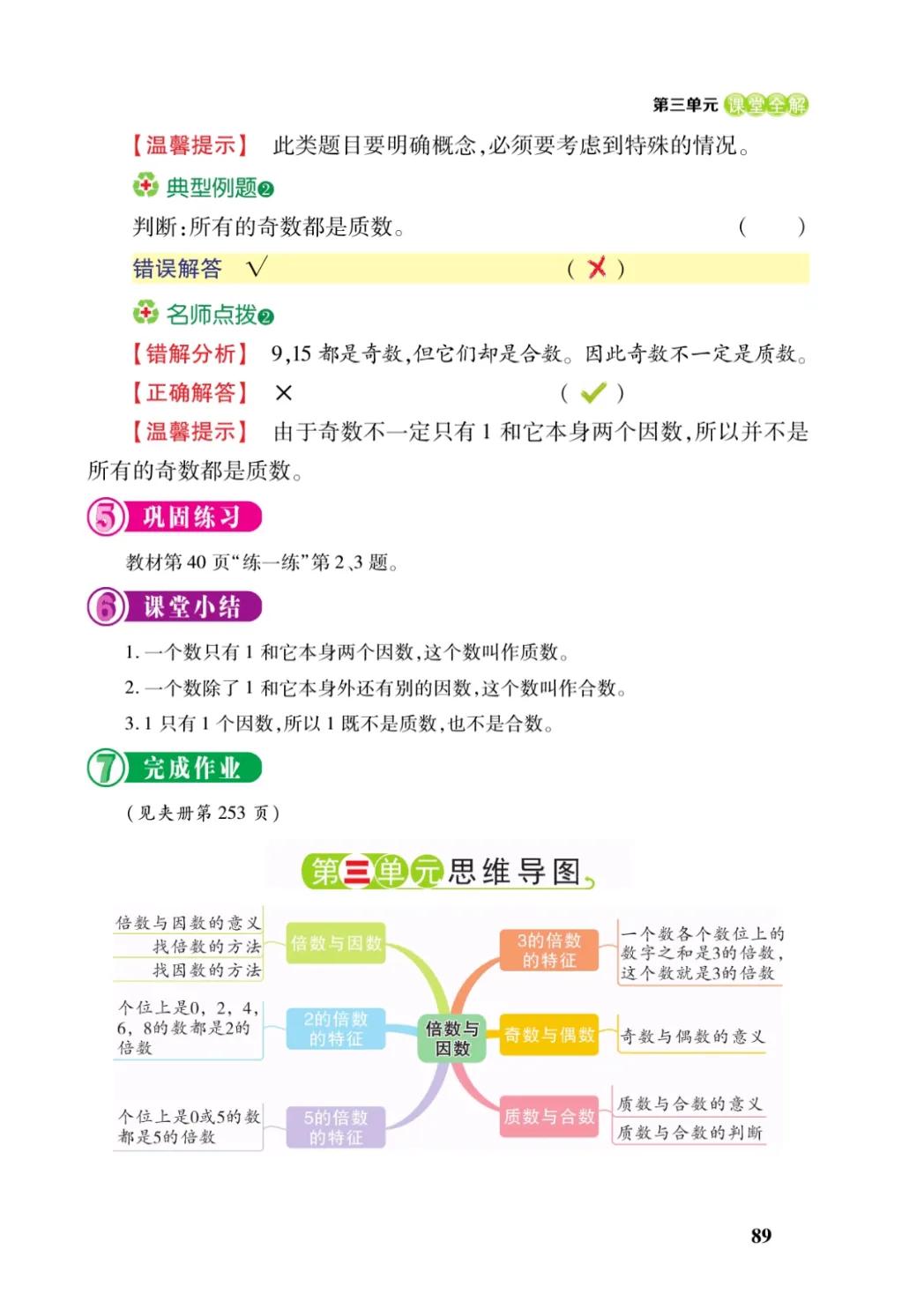 五年级上数学倍数与因数讲解视频,五年级因数倍数易错题100题及答案