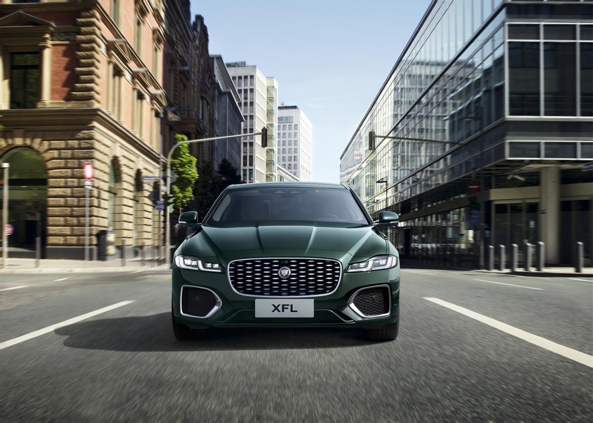 一脉相承的优雅2022款捷豹xfl,全新捷豹xfl动感造型呈现简约之美