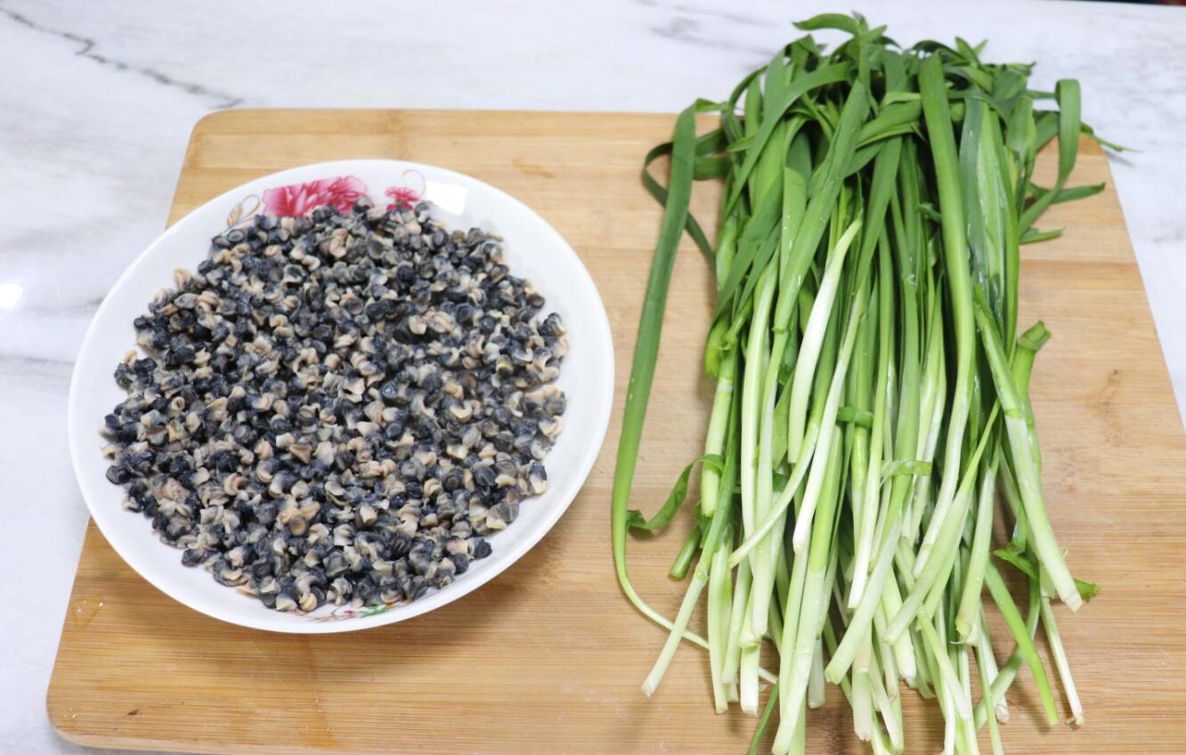 安徽泾县韭菜炒螺丝肉,螺丝肉可以跟鸡蛋韭菜一起吃吗