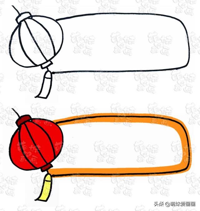 春节手抄报八年级简单边框,春节简笔画简单又漂亮2022手抄报