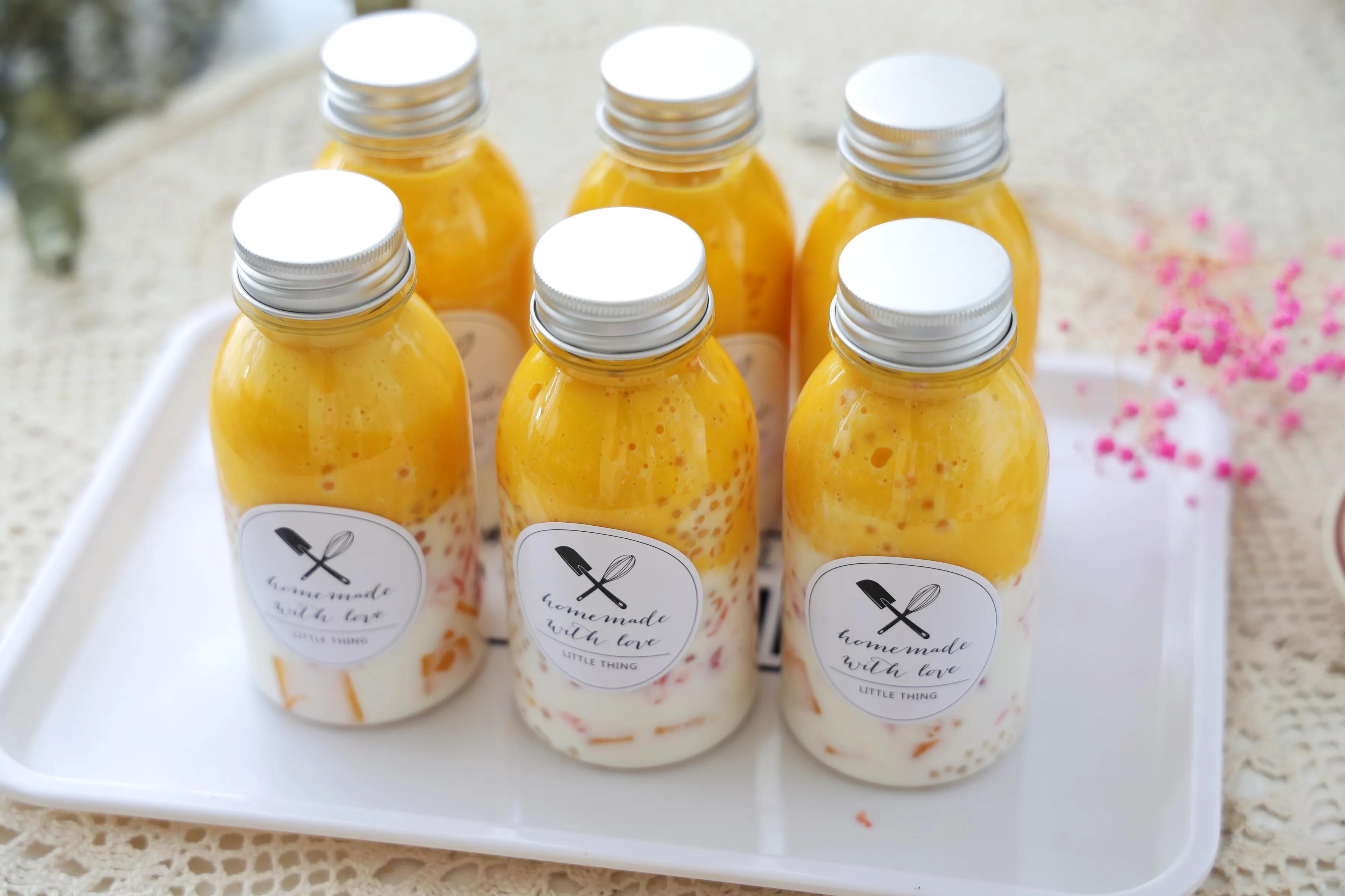 自制网红饮品,杨枝甘露,不加糖,好喝颜值高,夏天喝太安逸了