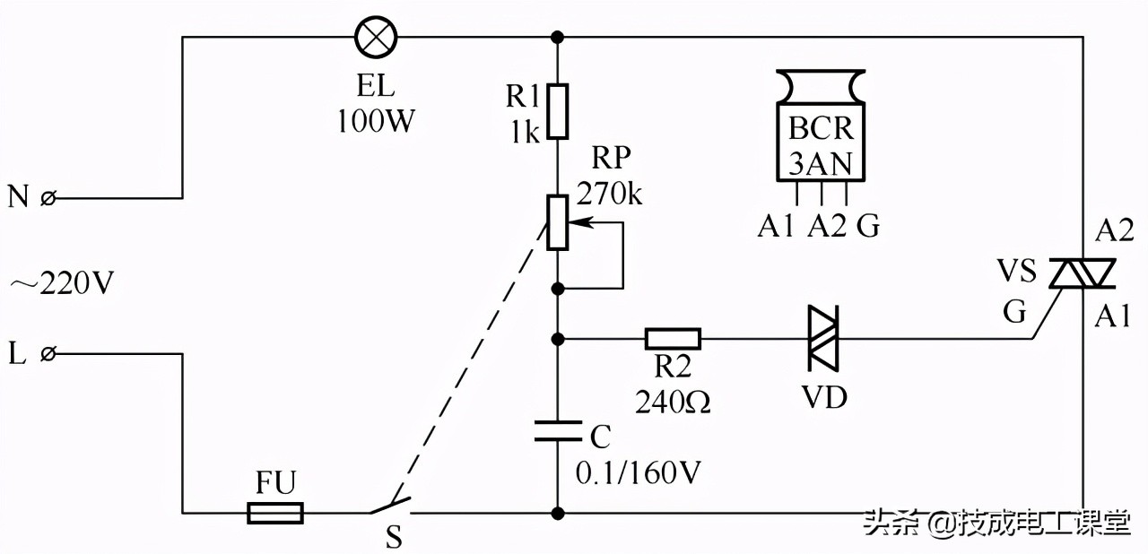 照明联动开关原理图,电灯三个开关控制一个灯的接线图