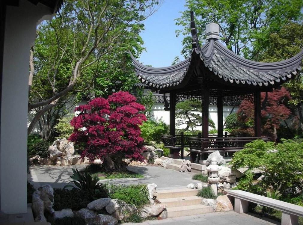 庭院景观亭效果图大全,庭院廊亭设计